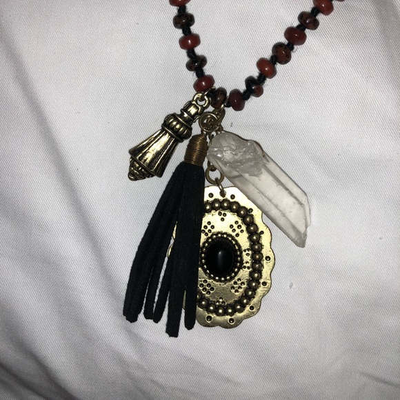 Boho long necklace - Picture 4 of 4